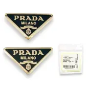 PRADA A53V A51V A50V A50S A51S A52S Sunglasses Black/Gold Icon Logo Genuine