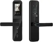 Tuya Digital Electronic Smart Door Lock with Biometric Fingerprint Smart Card Password Key Unlock(220x22(5050))