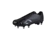Canterbury Mens Stampede Team 2025 Soft Ground Rugby Boots (Black/Silver) - UTCS2162