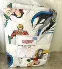 Pottery Barn Kids Justice League glow in the dark QUEEN sheet set SUPER HERO