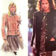 Uncut Burda 5628 Sewing Pattern Blazer Jacket Coat Womens Sizes 12-22