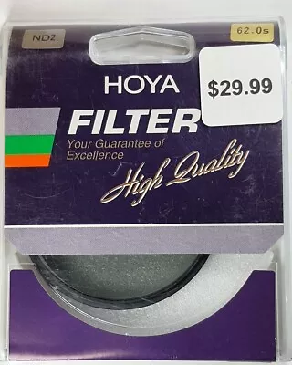 62mm Genuine Hoya ND2 ND 2 Lens filter 62 mm Neutral Density ND2X ND 2X E62 E-62