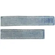 Tag Heuer Carrera 19mm Inlet 7" Blue Denim Band Fits 19mm Deployment Buckle