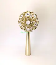 New in Box Swarovski 5628030 Gold Crystal Constella Tree Topper Deco Display