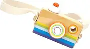 KOMBIUDA Boys and Girls Educational Toy Wooden Camera Kaleidoscope Early Learning Toy Boys and Girls