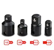 Premium impact Tool Socket Driver Size Changer Reducer 3/8 1/2 1/4in Adapter Set