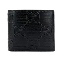 在飛比找ETMall東森購物網優惠-Gucci Embossed GG Logo八卡對開短夾(6