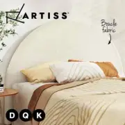 Artiss Bed Frame Headboard Double Queen King Size Bedhead - GREI White