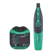 MS5902 Automatic Circuit Breaker Finder Fuse Socket Tester EU Plug 220V Specification with Flashli As shown