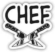 Chef Vinyl Sticker Decal