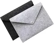 SHINEOFI Felt File Folder 2 Pcs A4 Document Bag Felt Folder Briefcase Bag Portable Holder Document