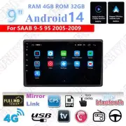 Fit For Carplay Car Stereo Radio GPS For SAAB 9-5 95 2005-09 ﻿9'' For Android 14