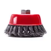 Twisted Wire Crimped Wire Cup Brush 5"