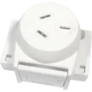 10A Single Quick Connect Surface Socket Outlet Plug Base