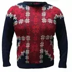 UNION JACK FLAG JUMPER LONG SLEEVE FLAG KNITTED TOP UK CHRISTMAS JUMPER