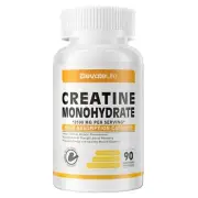 ElevateLife Creatine Monohydrate 2500mg 90 Capsules - Gluten Free Non-GMO