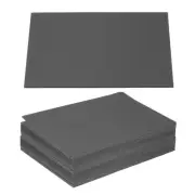 12.5x10x0.08" Chipboard Sheets 20Pcs 80PT Thick Book Board Binders Board, Black
