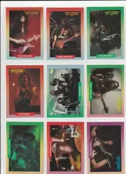 TESTAMENT curated lot (9); Brockum Rock Cards 1991; thrash metal; NM; scans T2