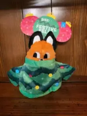 Bark Box Festive Felix Treat Trap Toy Multi Part Crinkly Squeaky Fox In Sweater