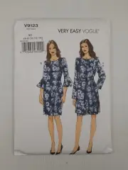 Vogue Sewing Pattern 9123 V9123 Misses Jacket Belt Dress Pattern Size 6-14 NEW