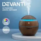 Devanti Aroma Diffuser Aromatherapy Essential Oils Air Humidifier LED 130ML