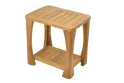 Grade-A Teak Wood Athena Shower Seat 18" Stool Bench