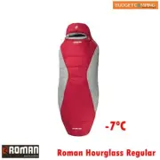 Roman Sleeping Bag -7*C Hourglass shape with Foot Box Grey/RED ROM2223
