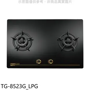 莊頭北 二口檯面爐瓦斯爐(全省安裝)(7-11商品卡1300元)【TG-8523G_LPG】