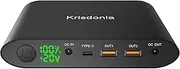 Krisdonia Portable Laptop Charger 92.5Wh/25000mAh Travel Laptop Power Bank External Battery Pack for Laptop, Smartphone, Camera and More