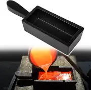 Molde de lingote de hierro fundido de 100 oz para fundicion personalizada de oro