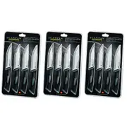 Scanpan Spectrum 12 Piece Jumbo Steak Knife Set Black 12pc