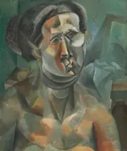 Head of a Woman : 1909 : Pablo Picasso : Archival Art Print