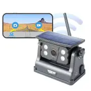 Wireless wifi magnetic car backup camera battery portable powered 6400mah for io