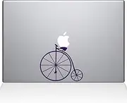 The Decal Guru Vintage Bicycle MacBook Decal Vinyl Sticker - 13" MacBook Pro (2016 & Newer) - Lavender (1209-MAC-13X-LAV)
