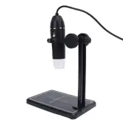 Digital Microscope With Stand 8 Adjustable LED Lights 1600x Magnification U