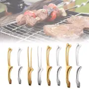 Stainless Steel Grill Tongs Korean Japanese BBQ Tongs Kitchen Tongs