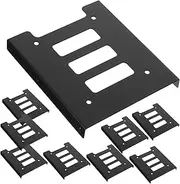 BRIGHTFUFU Hard Drive Mounting Bracket Solid State Drive Adapter 2.5 HDD Mount for 3.5 Desktop Pc