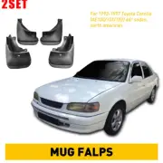 2Set 4 PCS Mud Flaps Splash Guards For 1993-1997 Toyota Corolla Car Auto Part Re