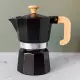 《La Cafetiere》義式摩卡壺(黑6杯) | 濃縮咖啡 摩卡咖啡壺