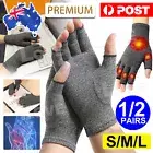 Compression Copper Arthritis Gloves Hand Wrist Support Finger Pain Relief AU