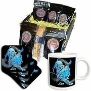 3dRose cgb_918_1 Leo Zodiac Sign-Coffee Gift Basket, Multicolor