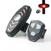 WEST BIKING Smart Bike Light Wireless Remote Control Waterproof LED Charging Signal Bicycle Light USB Rechargeable Warni