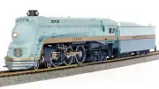 Broadway Limited 7352 HO ATSF Blue Goose, #3460, Early 1939 with Sound & DCC