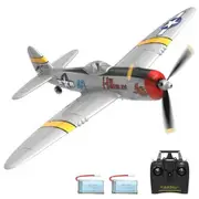 RC Plane for Beginners,4CH WWII Warbird P-47 Thunderbolt with Aileron,2.4Ghz RC Airplane with Xpilot Self Righting & One Key Aerobatic