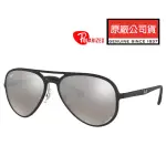 【RAYBAN 雷朋】超輕量極彩偏光太陽眼鏡 RB4320CH 601S/5J 58MM 霧黑框水銀偏光鏡片 公司貨