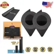 Versatile 2-Pack Black EVA Foam Sheets, 4mm Thick, Perfect for Cosplay & Crafts