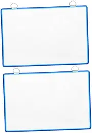 NUOBESTY 2pcs Thickened Plastic File Organizer Wall Mount Large Capacity Office Desk Organiser