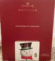 Hallmark Keepsake Countdown To Christmas Snowman Tree Topper w/Remote 2020 New
