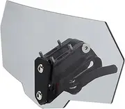 Extension Spoiler Motorcycle Risen Clip On Windscreen Windshield Extension Spoiler Air Deflector for BMW R1200GS XADV Tmax Scooter Motorbikes Deflector(Black Bracket)