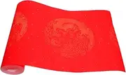 CIMAXIC 1 Roll of Writing Red Paper Chinese Calligraphy Paper New Year Writing Paper Calligraphy Character Easy to Use Sturdy